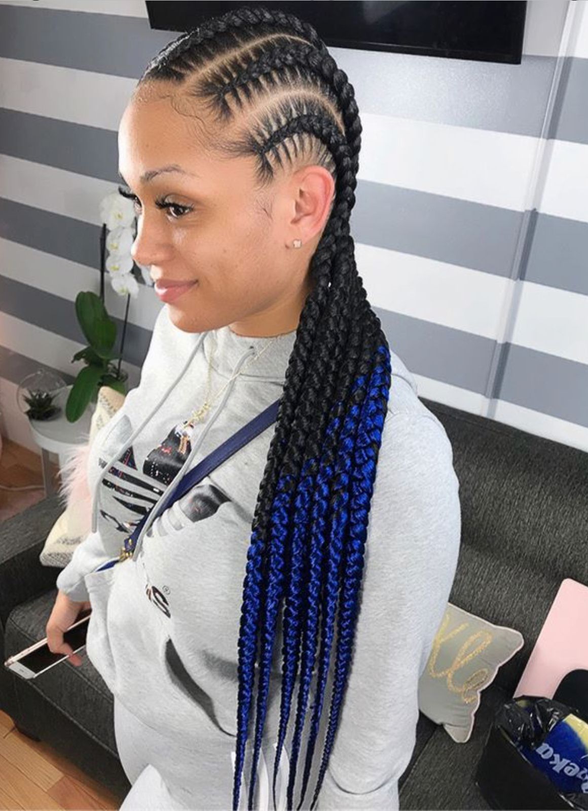 Cornrow braid