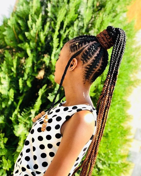 Cute Braided Ponytail Hairstyles for Black Hair That are Absolutely Cool 15