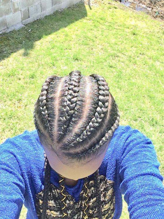 Natural Feed in Braids