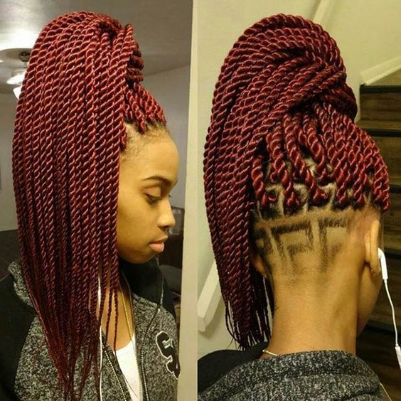 Twist Braided Hairstyles For African Ladies 3