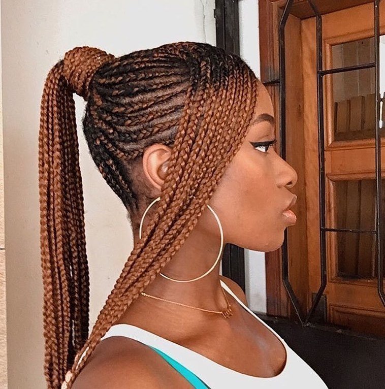 cornrows with bangs nigerianbraids