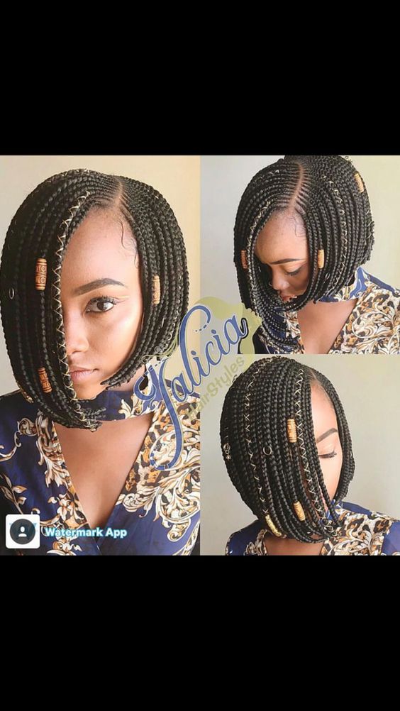 hair braiding bob ideas