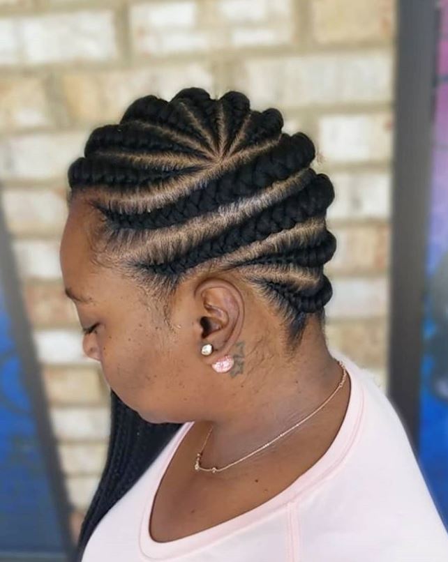 side cornrows with weave ig nanasbraids