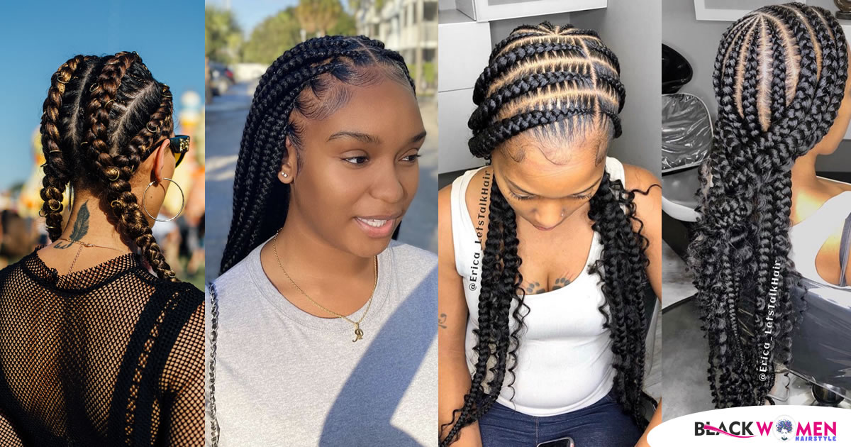 100 Wonderful Braided Hairstyles of 2020 | Amazing Braid Hairstyles For Black Women