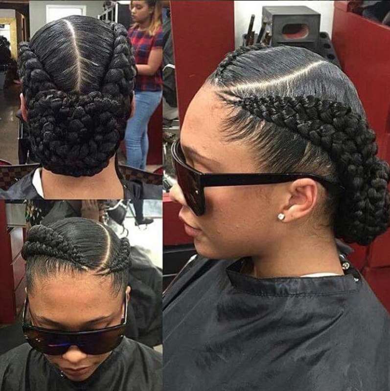 100 Wonderful Braided Hairstyles of 2020 | Amazing Braid Hairstyles For Black Women 49 Braided Hairstyles for Little Girls hairstyleforblackwomen.net 12