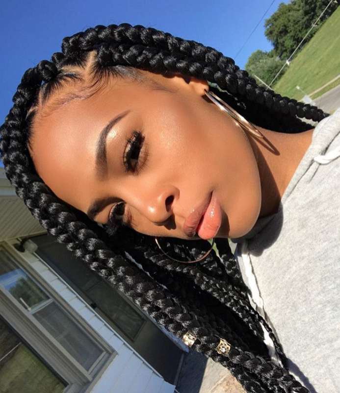 100 Wonderful Braided Hairstyles of 2020 | Amazing Braid Hairstyles For Black Women 48 Braided Hairstyles for Little Girls hairstyleforblackwomen.net 24
