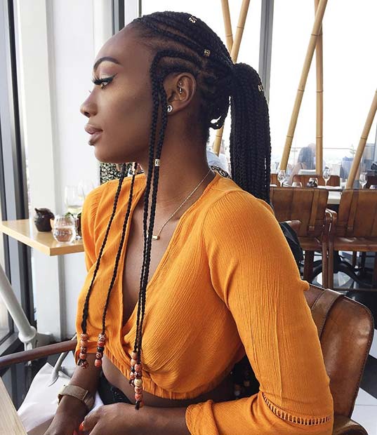 Chic Braided Ponytail