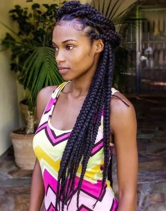 Top 15 big braids hairstyles for you to rock in 2019 6