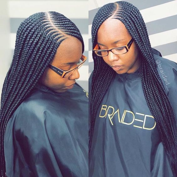 Xia Charles on nstagram 2 Layer Small Feedn Braids Email to book these . . . . . . . . . amprogel cute feedinbraids beautiful naturalhair blackhair