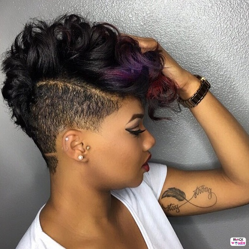 1 short black undercut hairstyle