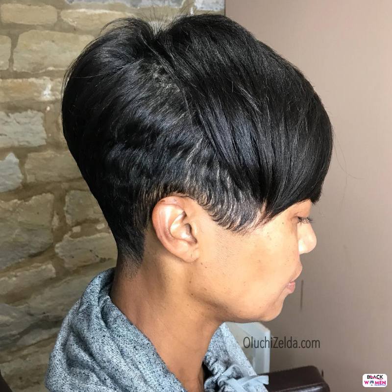 1 short pixie haircut for black woman BaF9wATHzjS