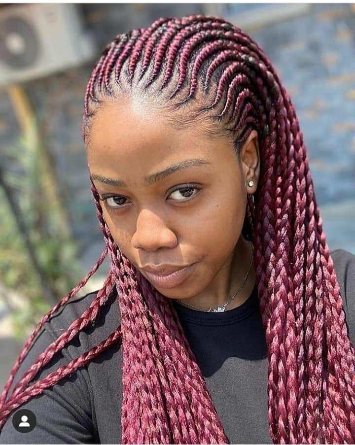 15 PHOTOS CharmingAdmirable Box Braids For Ladies Black Braided Hairstyles 14