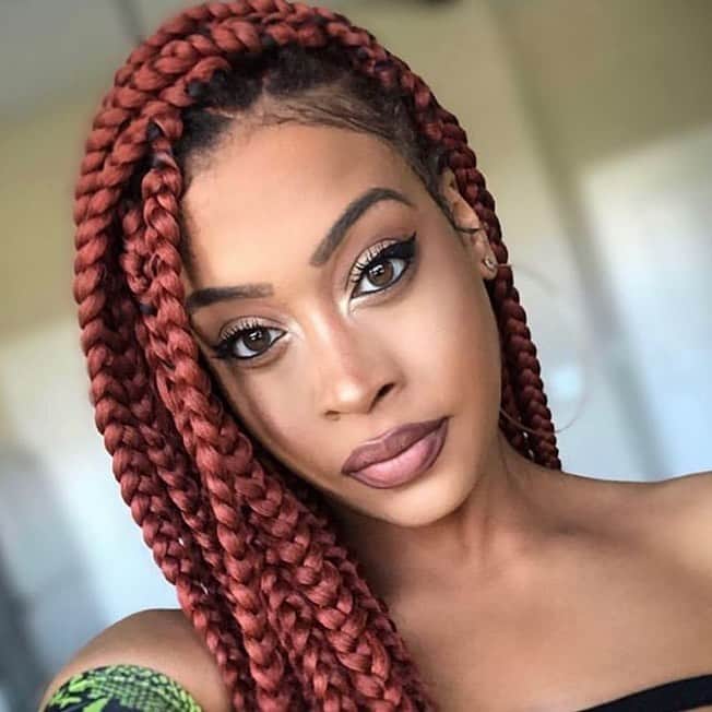 18 Beautiful Ravishing Braided Hairstyles Black Braids For Ladies 2020 7