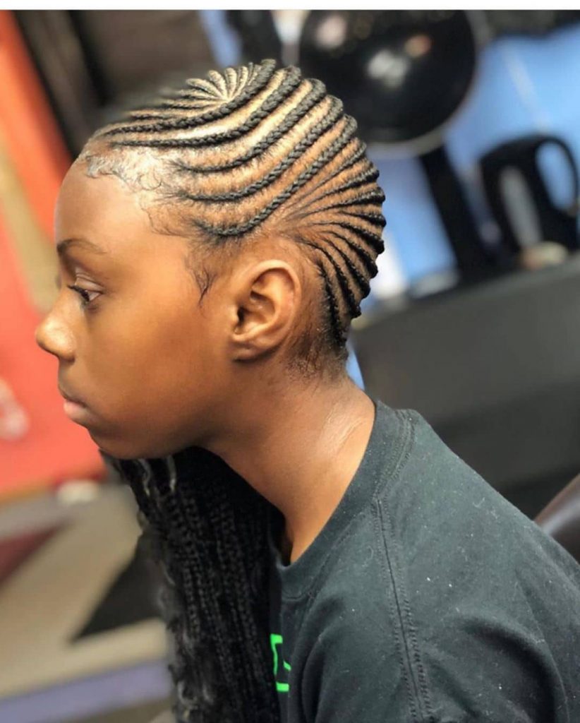 24 Splendid Braid Hairstyles Cornrows African Braided Hairstyles 2020 9 822x1024 1