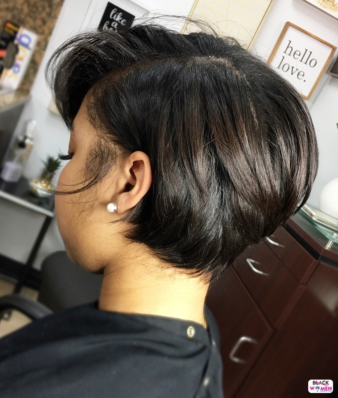 9 short black bob hairstyle