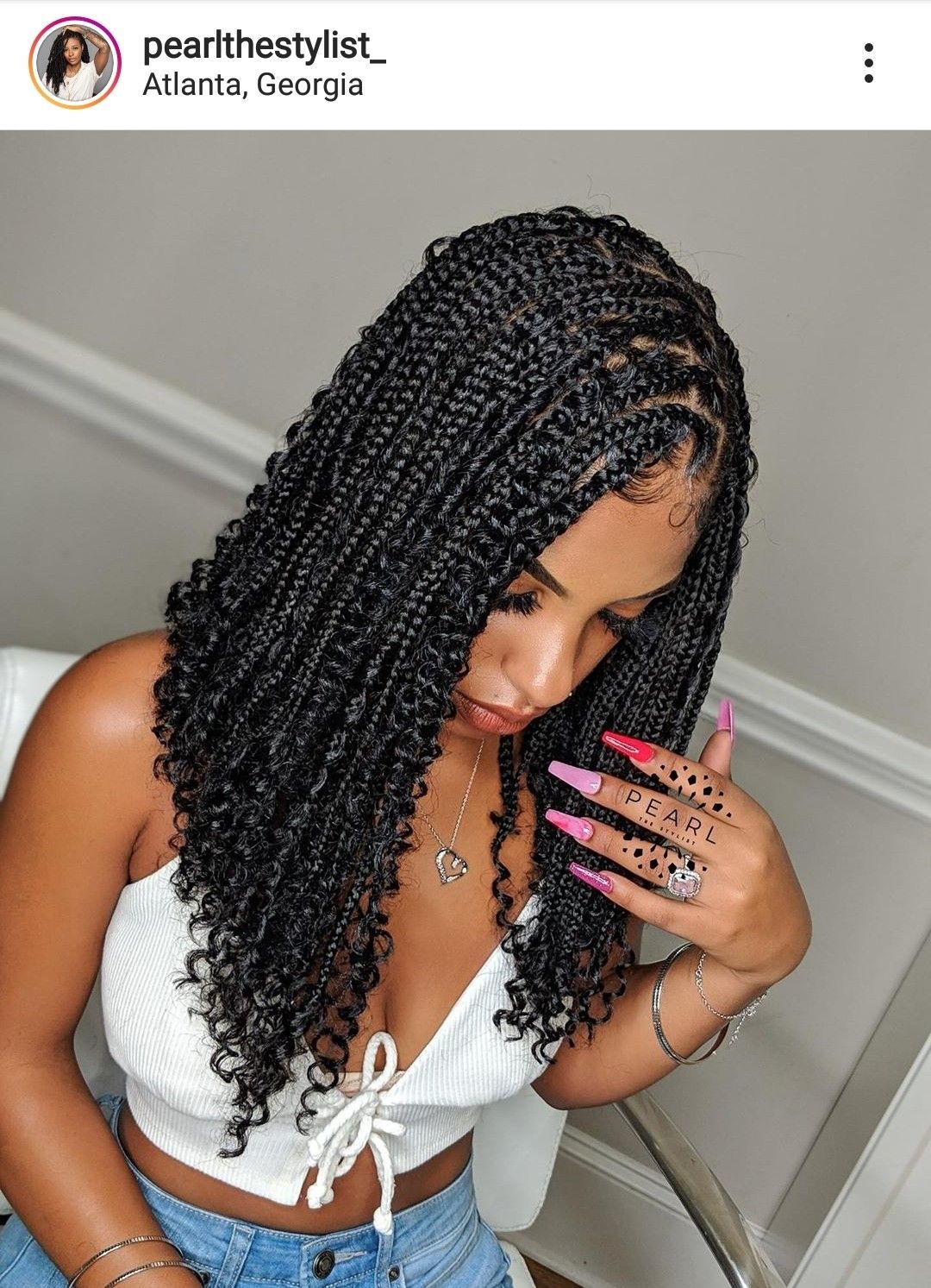 88 Box Braid Hairstyles Worth Trying In 2020 30 91f08518f46305bdaf871822d18e34d6