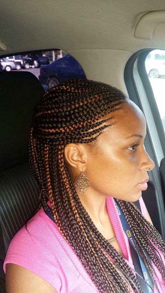 Braids cornrows highlights