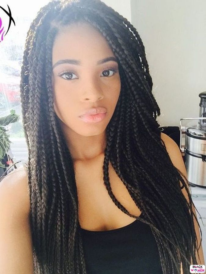 Cool hairstyles with yarn braids 3