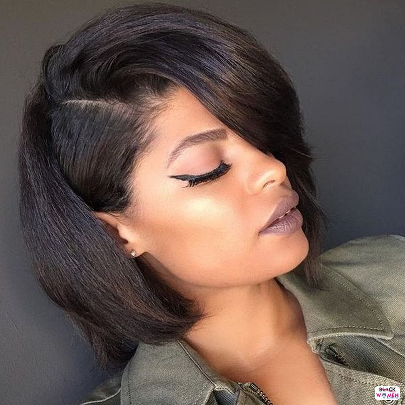Cute Short Hairstyles For Black Women With Round Faces 2