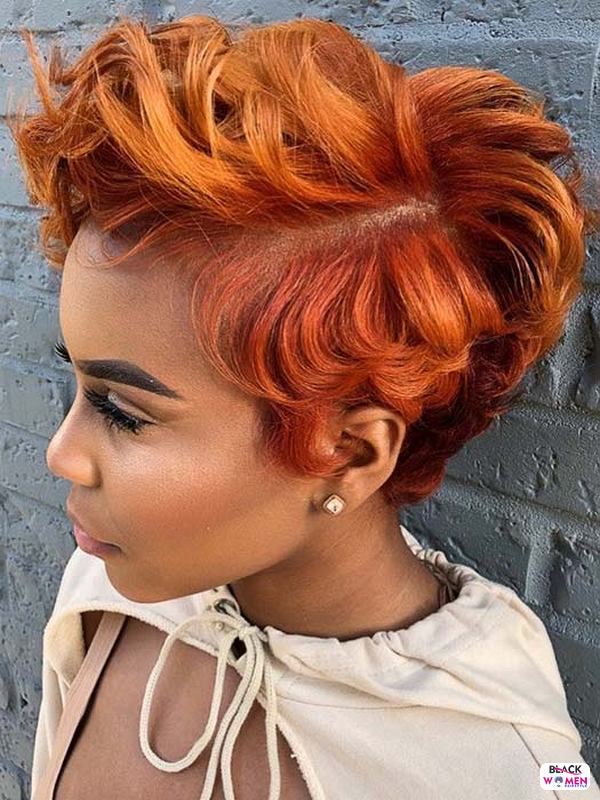 Fiery Short Hair