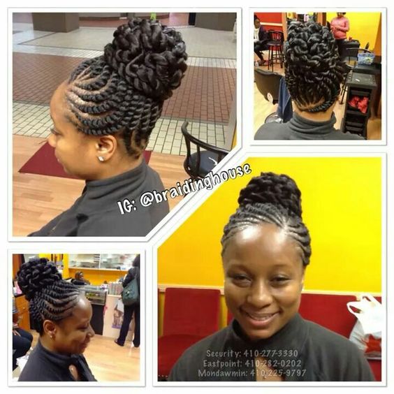 Flat twists to corn twists