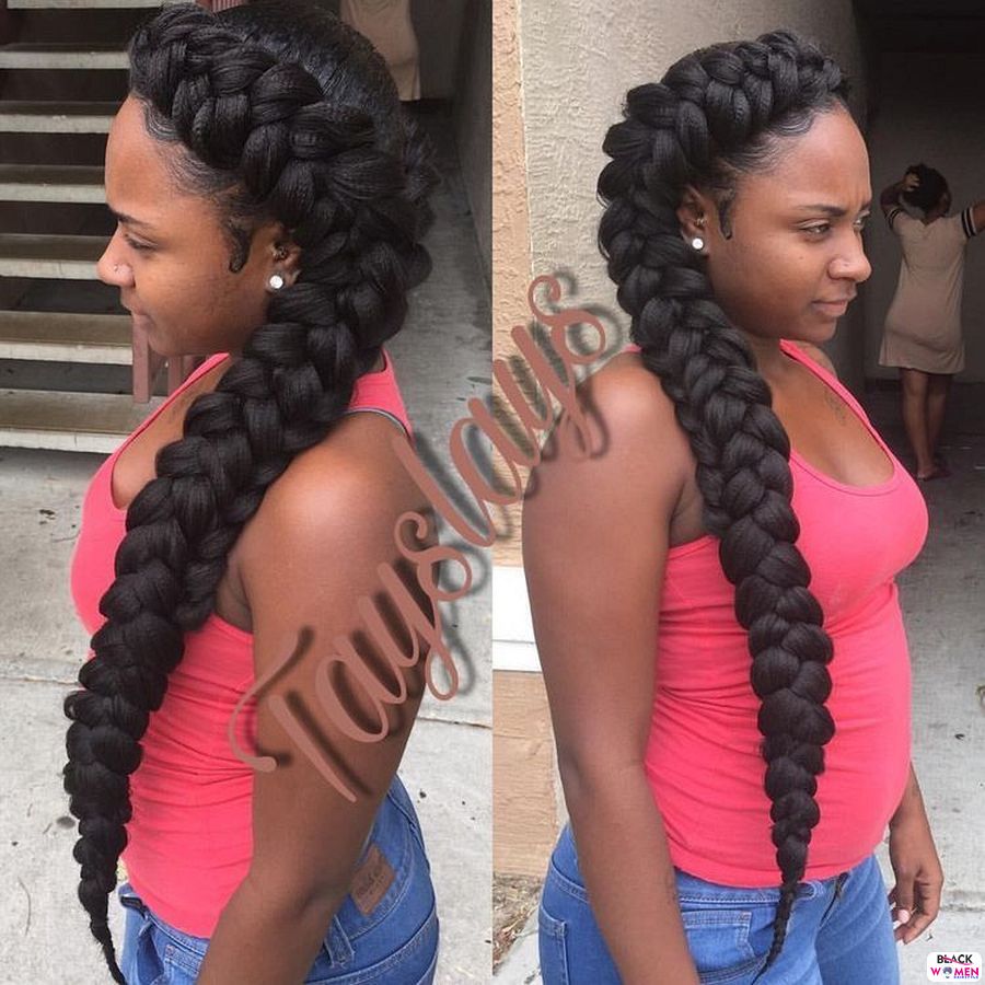 Ghana Weaving Goddness Braid French Braid 001