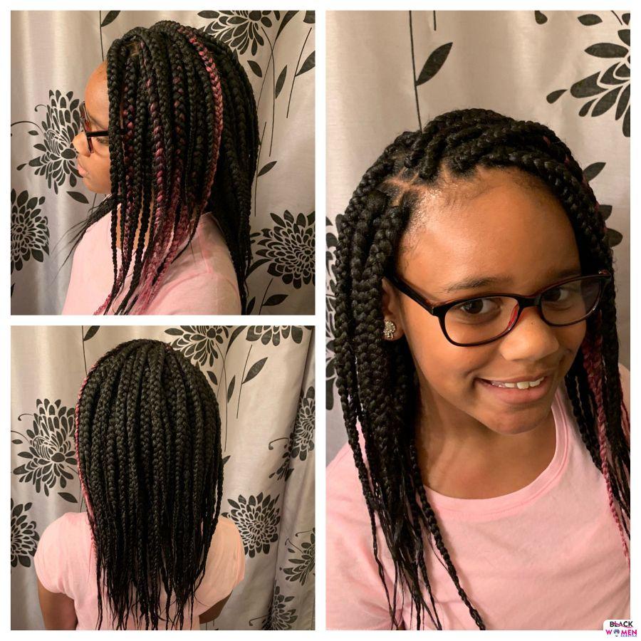 Kid hairstyles for natural hair Braids Cornrows 004