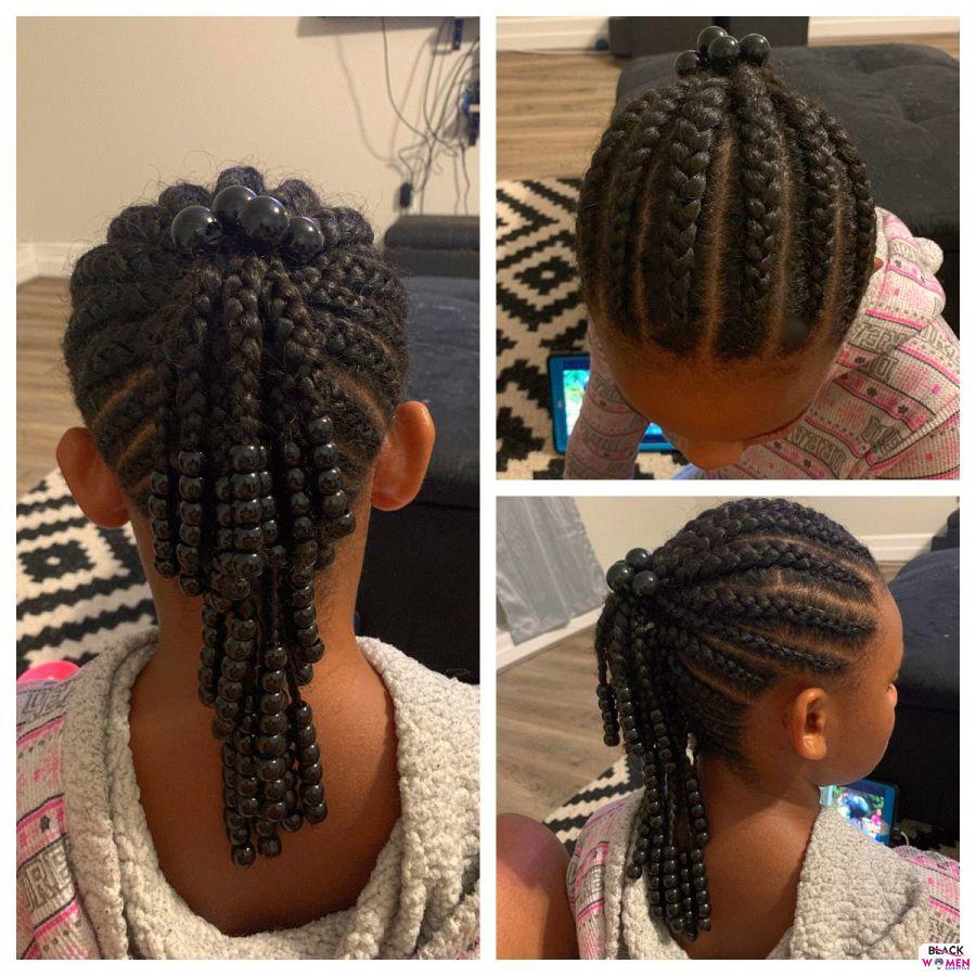 Kid hairstyles for natural hair Braids Cornrows 005