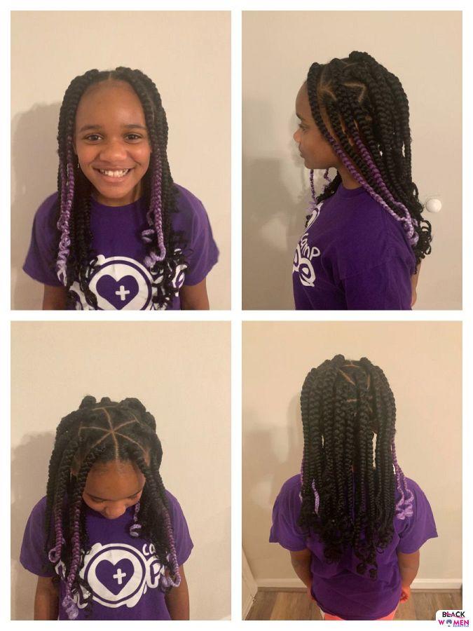 Kid hairstyles for natural hair Braids Cornrows 015