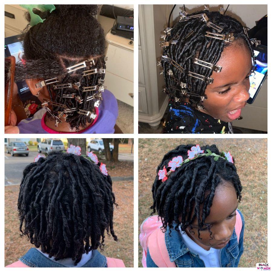 Kid hairstyles for natural hair Braids Cornrows 017