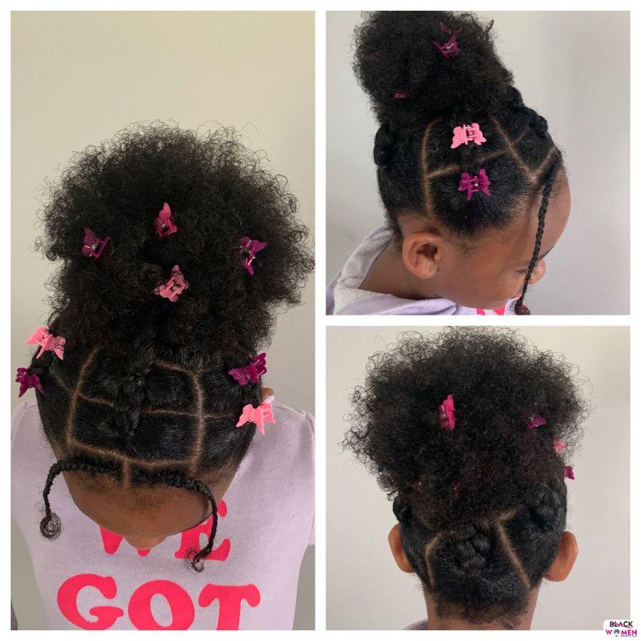 Kid hairstyles for natural hair Braids Cornrows 020