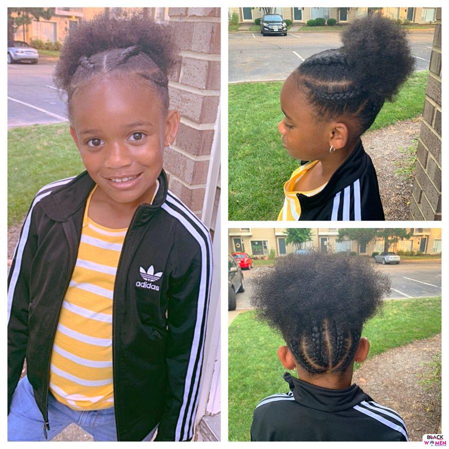 Kid hairstyles for natural hair Braids Cornrows 024