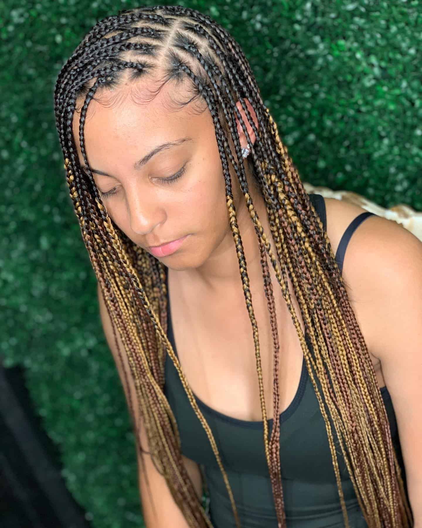 88 Box Braid Hairstyles Worth Trying In 2020 24 Knotless Box Braids 19