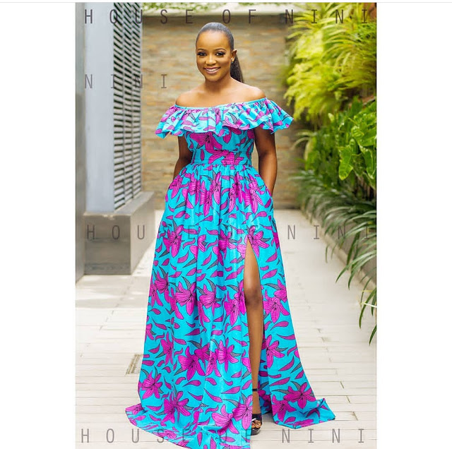 Latest Ankara Long Gown Styles 2018