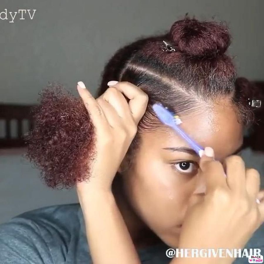 Natural Hair Updos 043