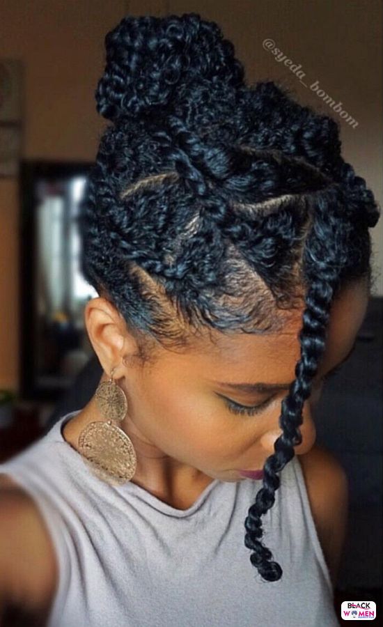 Natural hairstyles for black women 043