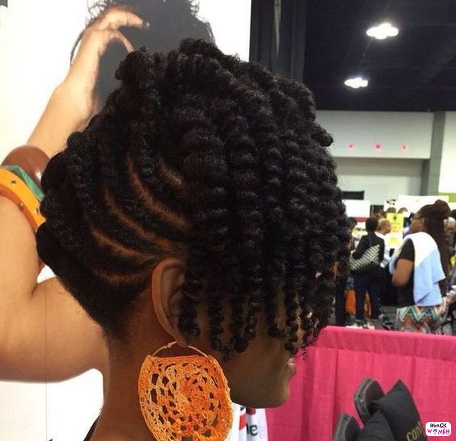 Natural hairstyles for black women 085