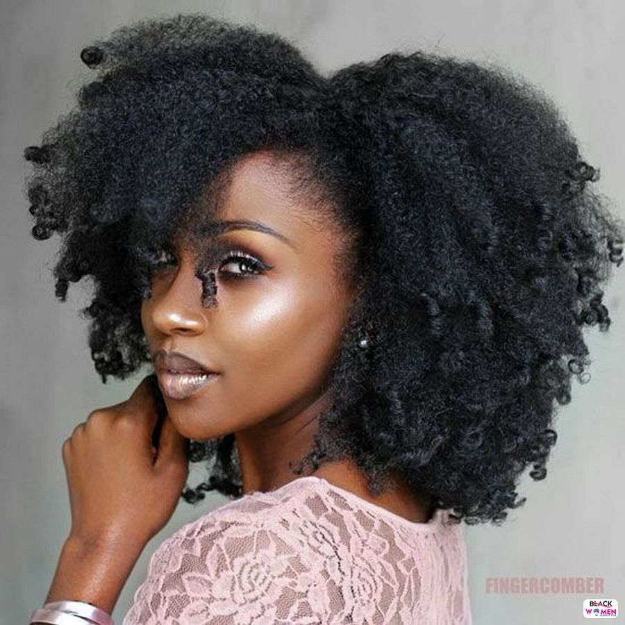 Natural hairstyles for black women 138