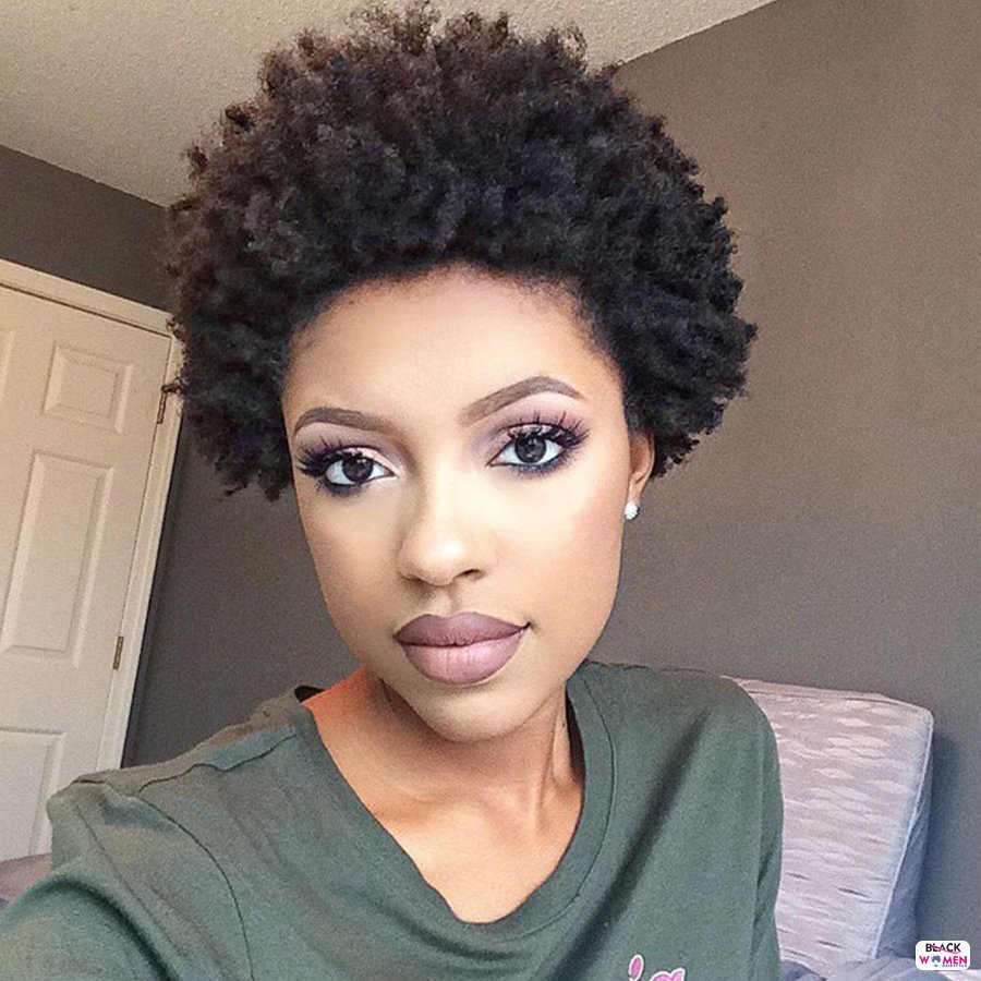 Natural hairstyles for black women 152