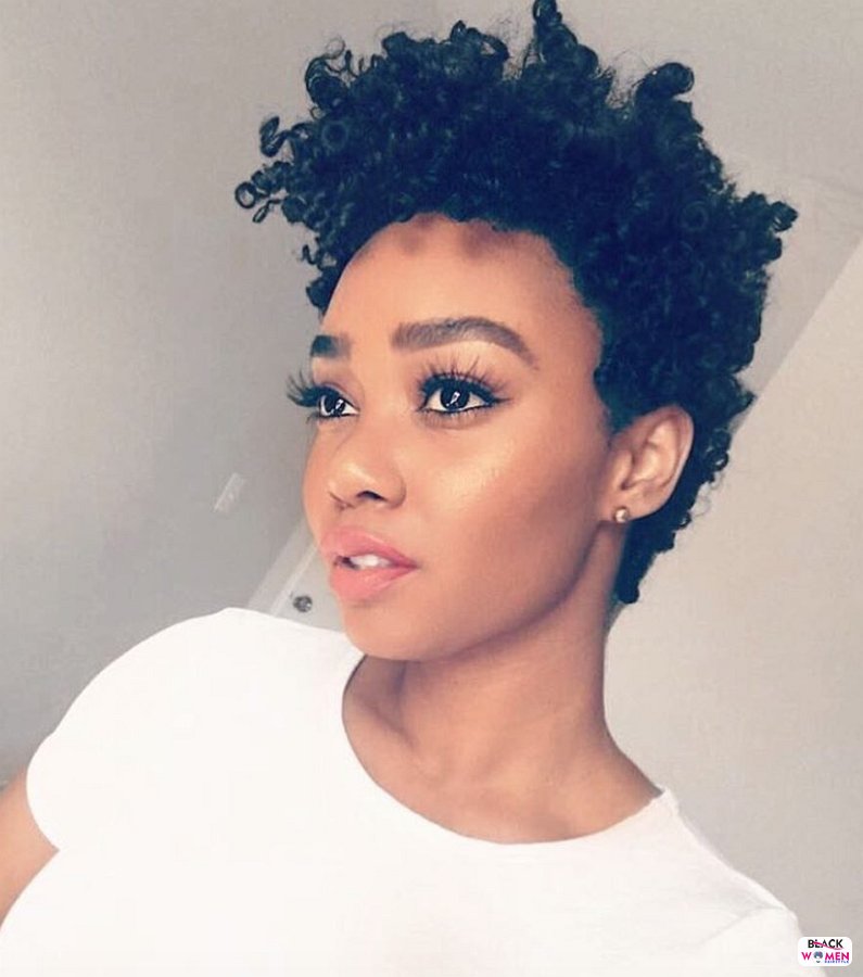 Natural hairstyles for black women 155