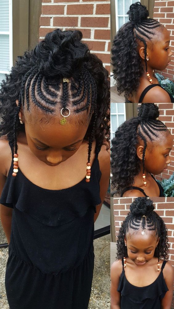 Quick Little Black Girl Hairstyles . Unique Quick Little Black Girl Hairstyles . Tribal Crochet Braids for Kids Crochet Braids