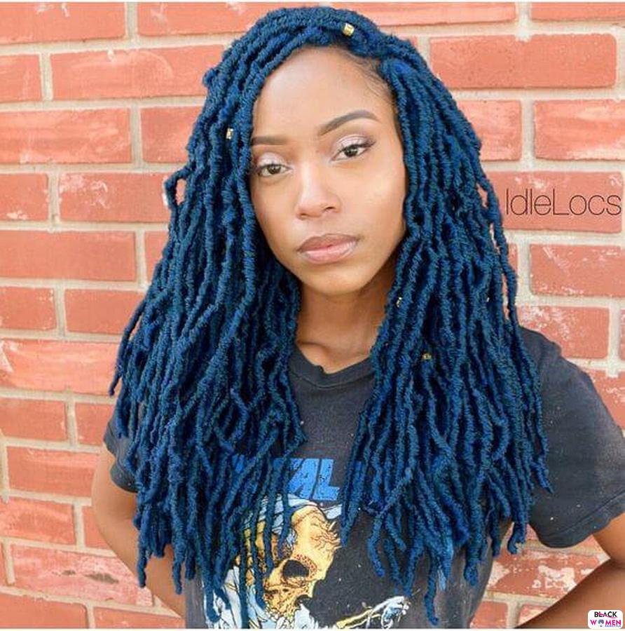 Yarn Braids Blue