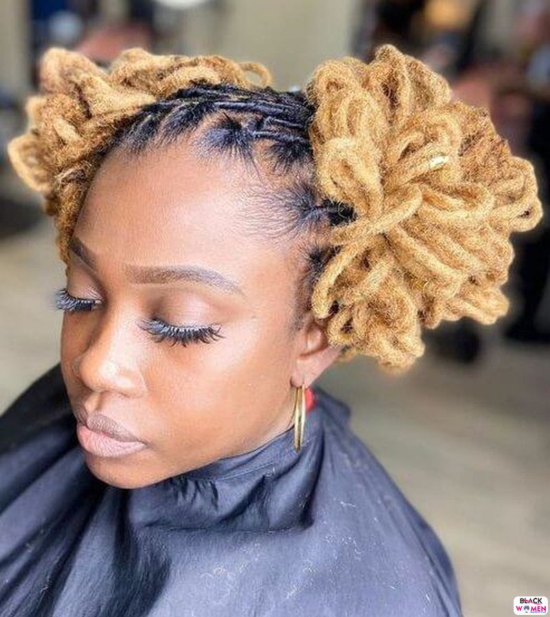 Yarn Braids on Short Hair