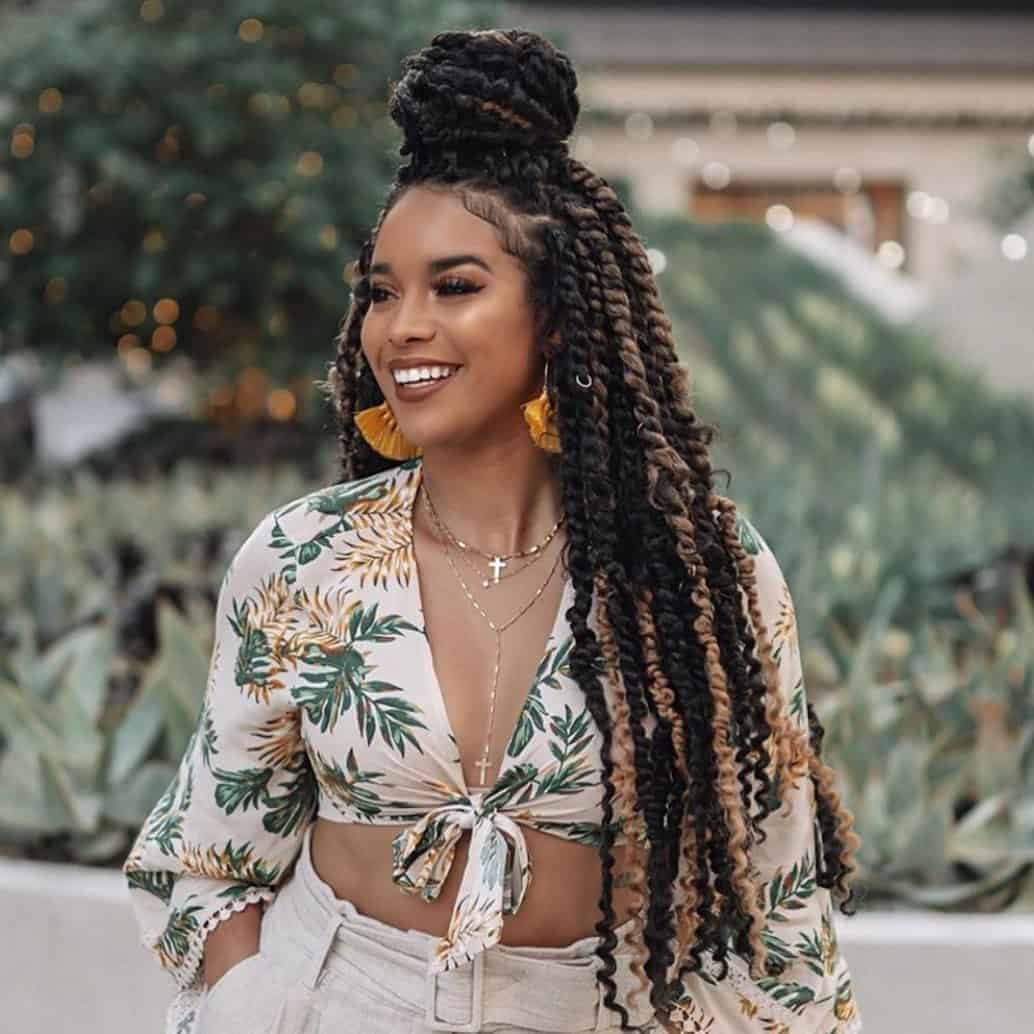 88 Box Braid Hairstyles Worth Trying In 2020 20 hairbytess 7