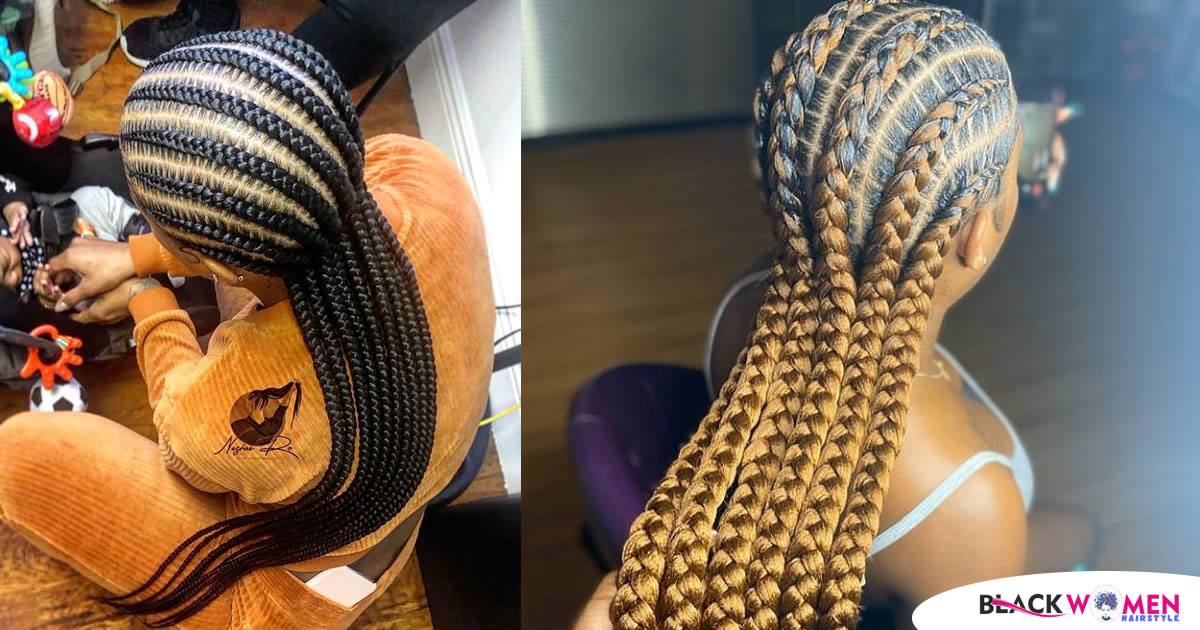 Trendy Braids & Ghana-Weaving Hairstyles For Beautiful Ladies In 2021