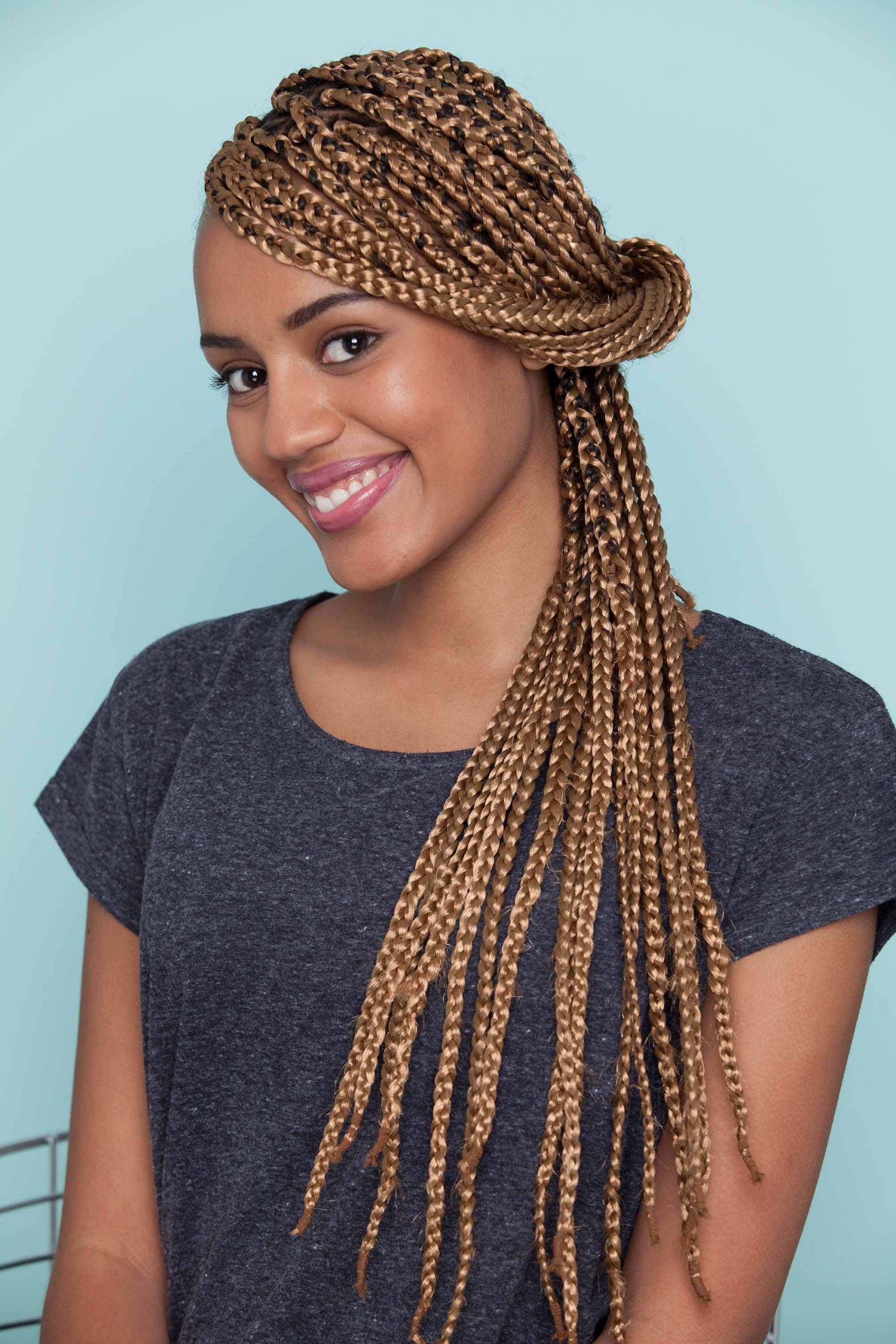 blonde coloured box braids scaled