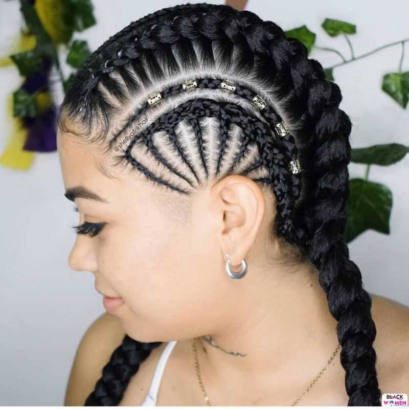 African braids cornrows113