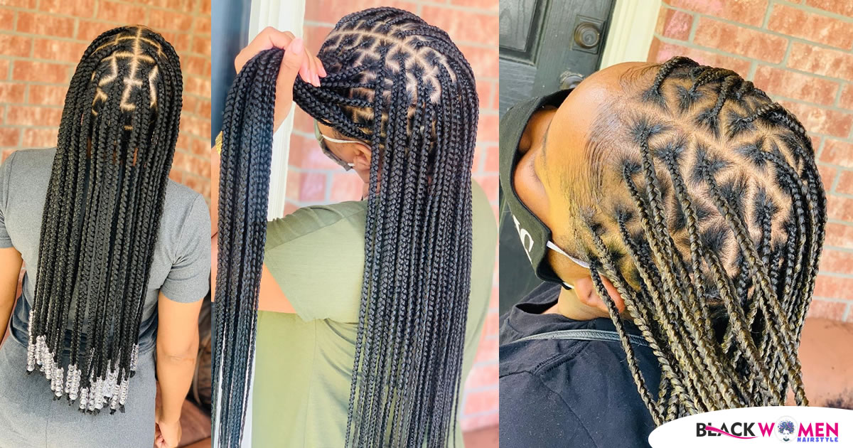 Cute Braids & Ghana-weaving Hairstyles For Ladies in 2021