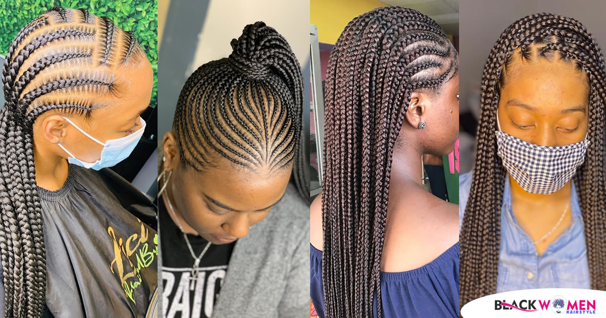 Latest Braided Ghana-Weaving Hairstyles Compilation In 2021