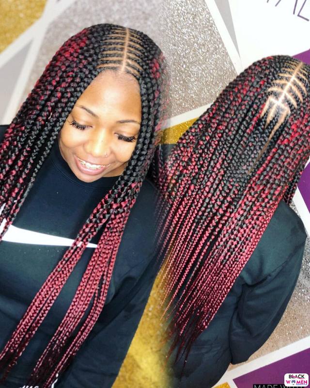 Latest Braids Hairstyle For Ladies 2021 Beautiful Braids 009